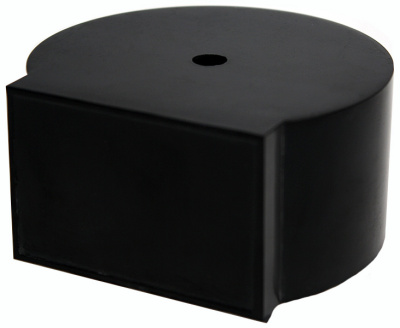 Цоколь пластиковый овальный 127х122х20 GP+BAR1023