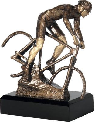 Фигурка литая Велоспорт RTY1332/BR 18.5см