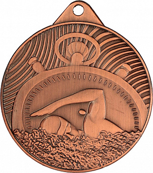 Медаль Плавание MMC33050/B (50) G-2мм	