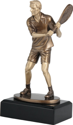 Фигурка литая Теннис большой RFXR1157/BR 21см