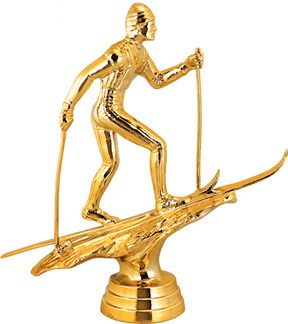 Фигурка пластиковая Лыжи 8267-1 14см