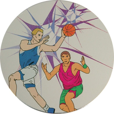 Жетон цветной Баскетбол (д.25) С8