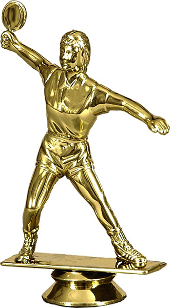 Фигурка пластиковая Теннис настольный ж. 12см F98/G