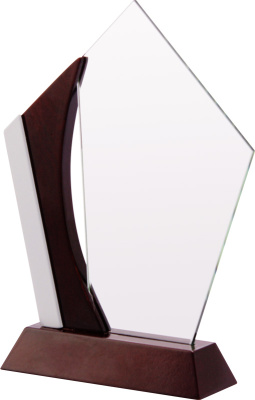 Награда хрустальная GW100-22 22см 