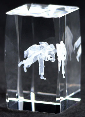  Награда хрус Дзюдо KR5080/JUD 50х50х80мм в комплекте коробка 