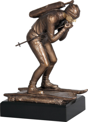 Фигурка литая Лыжный спорт-Биатлон RFST2056/BR 21.5см