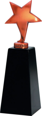 Фигурка литая Звезда на постаменте GP01/BR 26cм