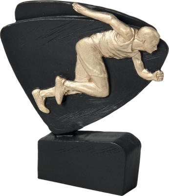 Фигурка литая Бег 11см RFEL5012/BK/G