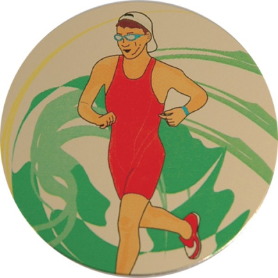 Жетон цветной Бег (д.25) С11